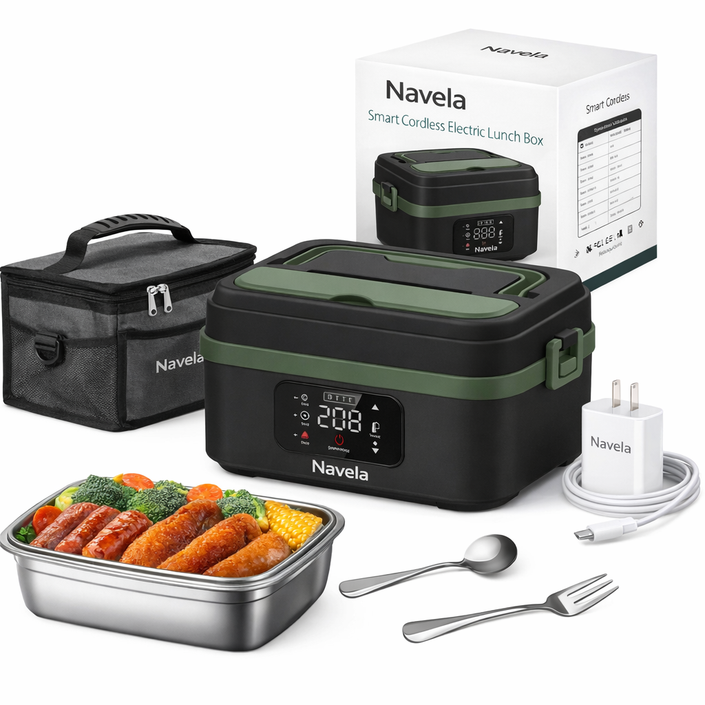 Navela Smart Wireless Heated Lunch Box Kit