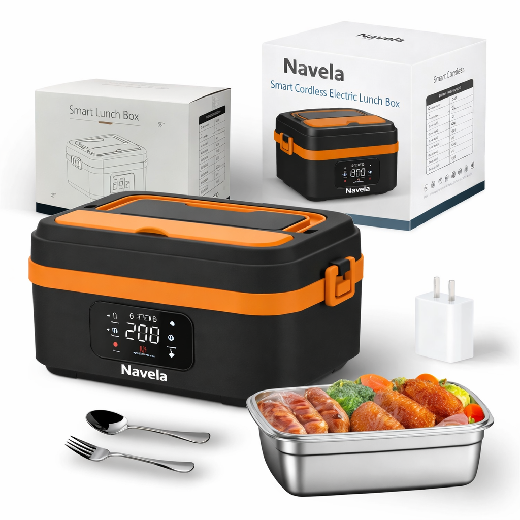 Navela Smart Wireless Heated Lunch Box Kit